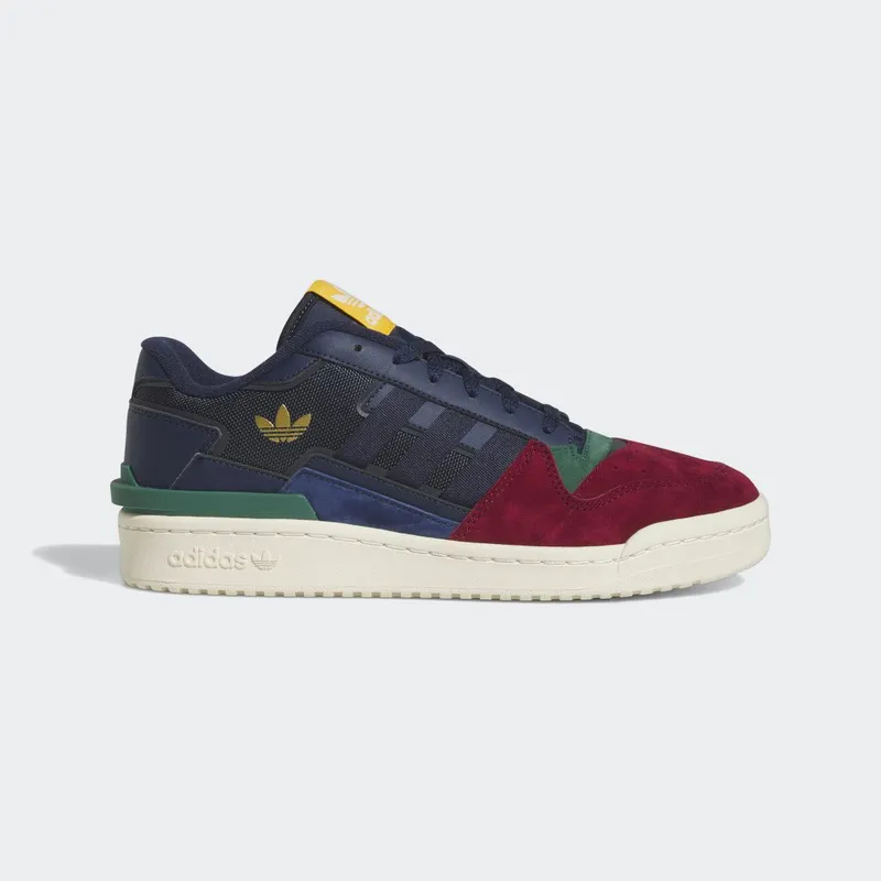 Adidas Forum Exhibit Low 2.0 Team Coll Burgundy 2 / Collegiate Navy / Collegiate Green (HQ7116)