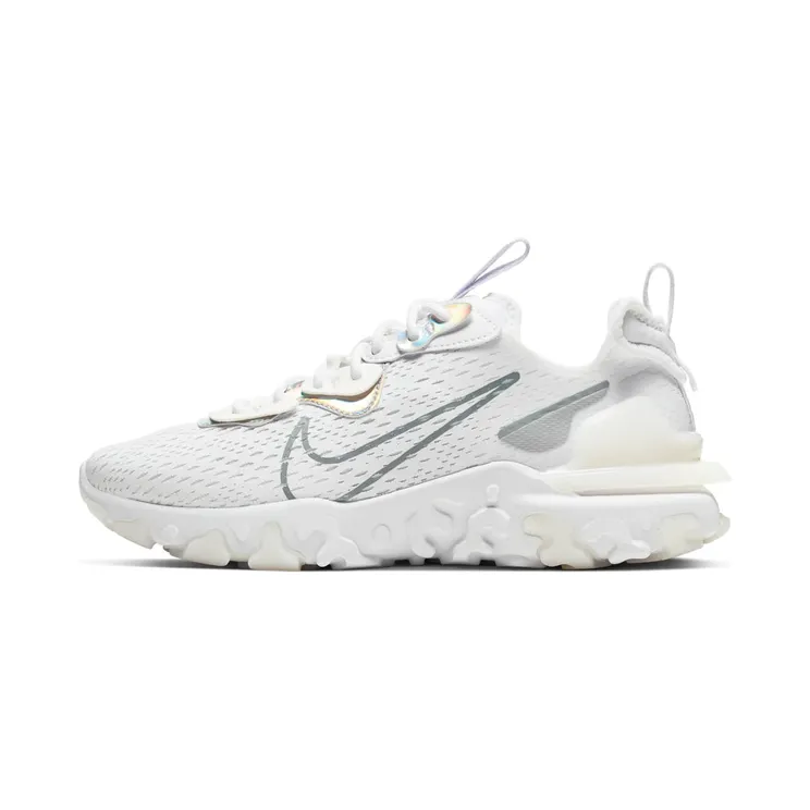 Nike NSW React Vision Essential White Iridescent “White / Particle Grey” (CW0730-100)