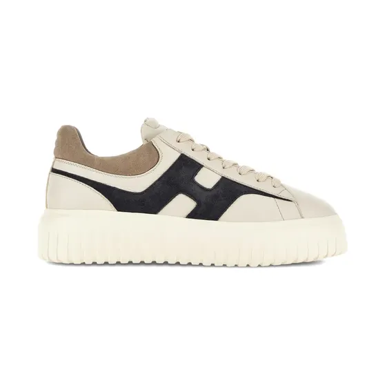 Hogan H-Stripes mit Plateausohle Nude (HXM6450FE91UXI)