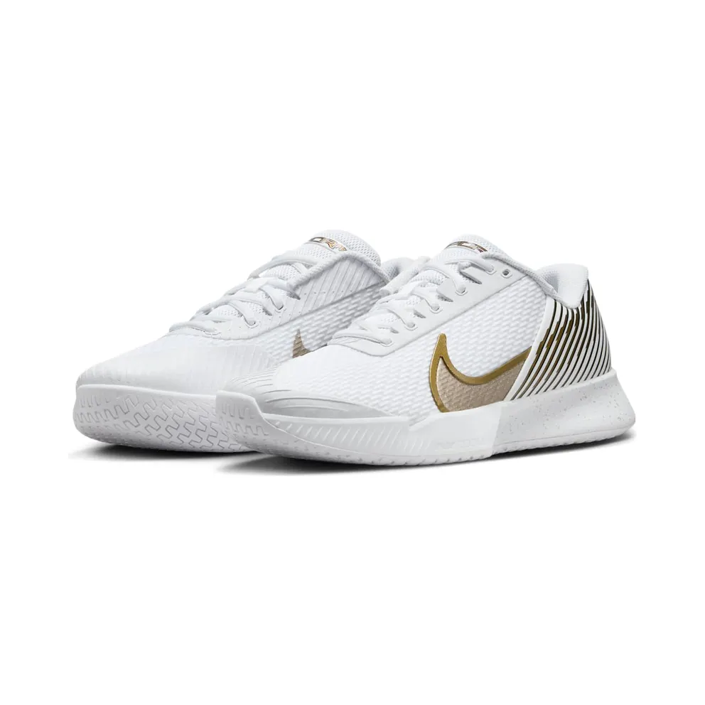 Nike Court Vapor Pro 2 HC WMB White Grand Purple Metallic Gold Grain (HF3632-100)