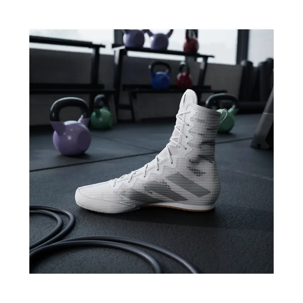 Adidas Box Hog 4 Cloud White / Silver Metallic / Core Black (JS4685)