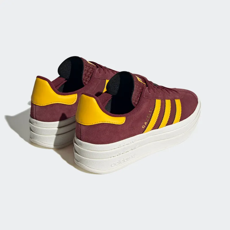 Adidas Gazelle Bold Shadow Red / Bold Gold / Core White (IF5195)