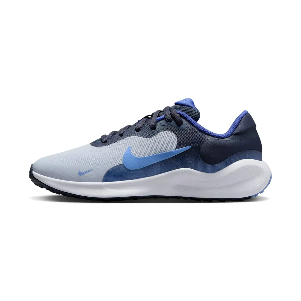 Nike Revolution 7 Football Grey Thunder Blue Astronomy Blue Royal Pulse (FB7689-007)