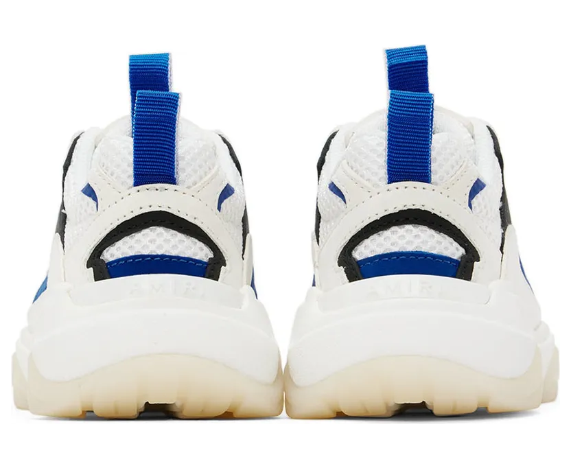 AMIRI Kids White & Blue Bone Runner Sneakers (PF22KFS001-123) (2)