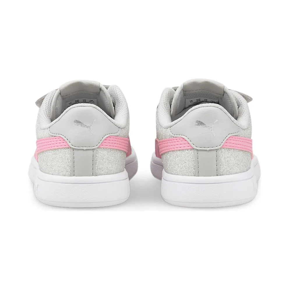 Puma Smash v2 Glitz Glam Kid Pink/Grey (36737828)