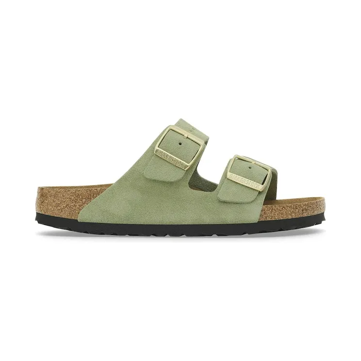 Birkenstock Arizona Soft Footbed Suede Leather Green Tea (1027933)
