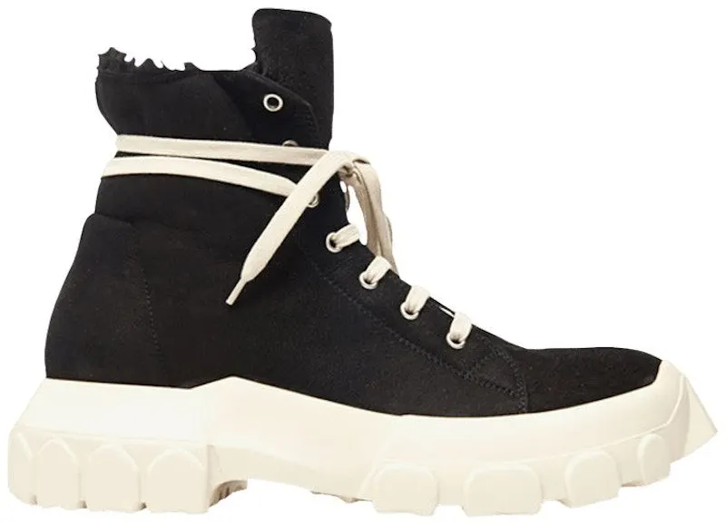 Rick Owens Shearling High Black 2019 (RU19F4897 LSHW 9091)