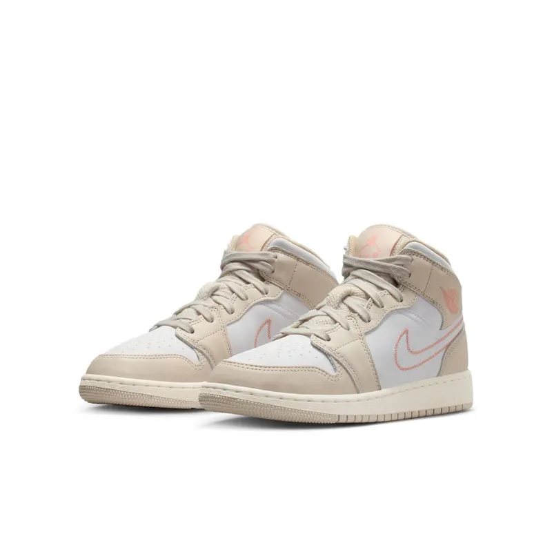 Jordan 1 Mid SE Sand Drift White Madder Root (HQ5879-100)