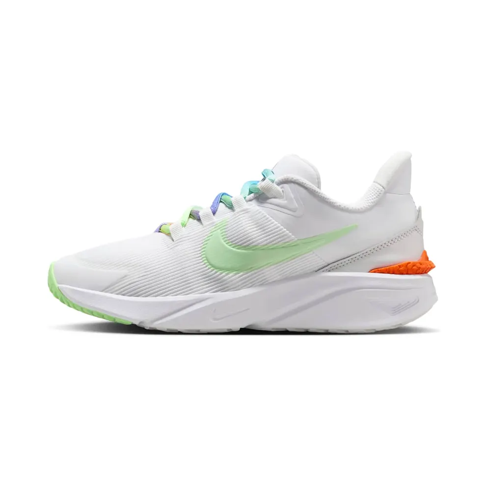 Nike Star Runner 4 Next Nature SE White Photon Dust Total Orange Vapor Green (FN4979-100)