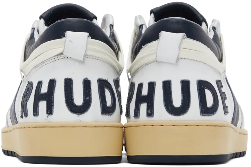 Rhude White & Navy Rhecess Low (RHPF22FO04178807)