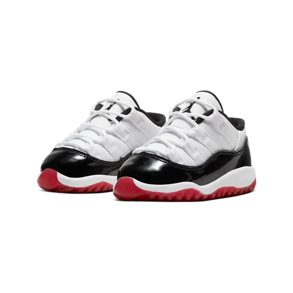 Air Jordan Nike AJ XI 11 Low Suede ‘White Bred’ (TD) (2020) (505836-160)