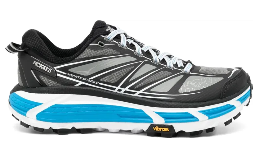 Hoka One Mafate Speed 2 Black White Blue (1126851-BWHT)