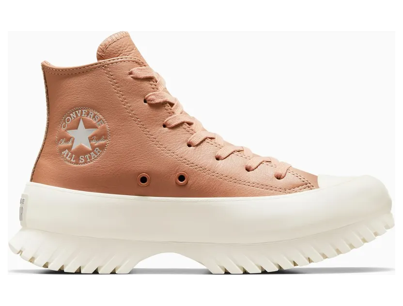 Converse Chuck Taylor All Star Lugged 2.0 Leather Clay Pot/egret/zilver