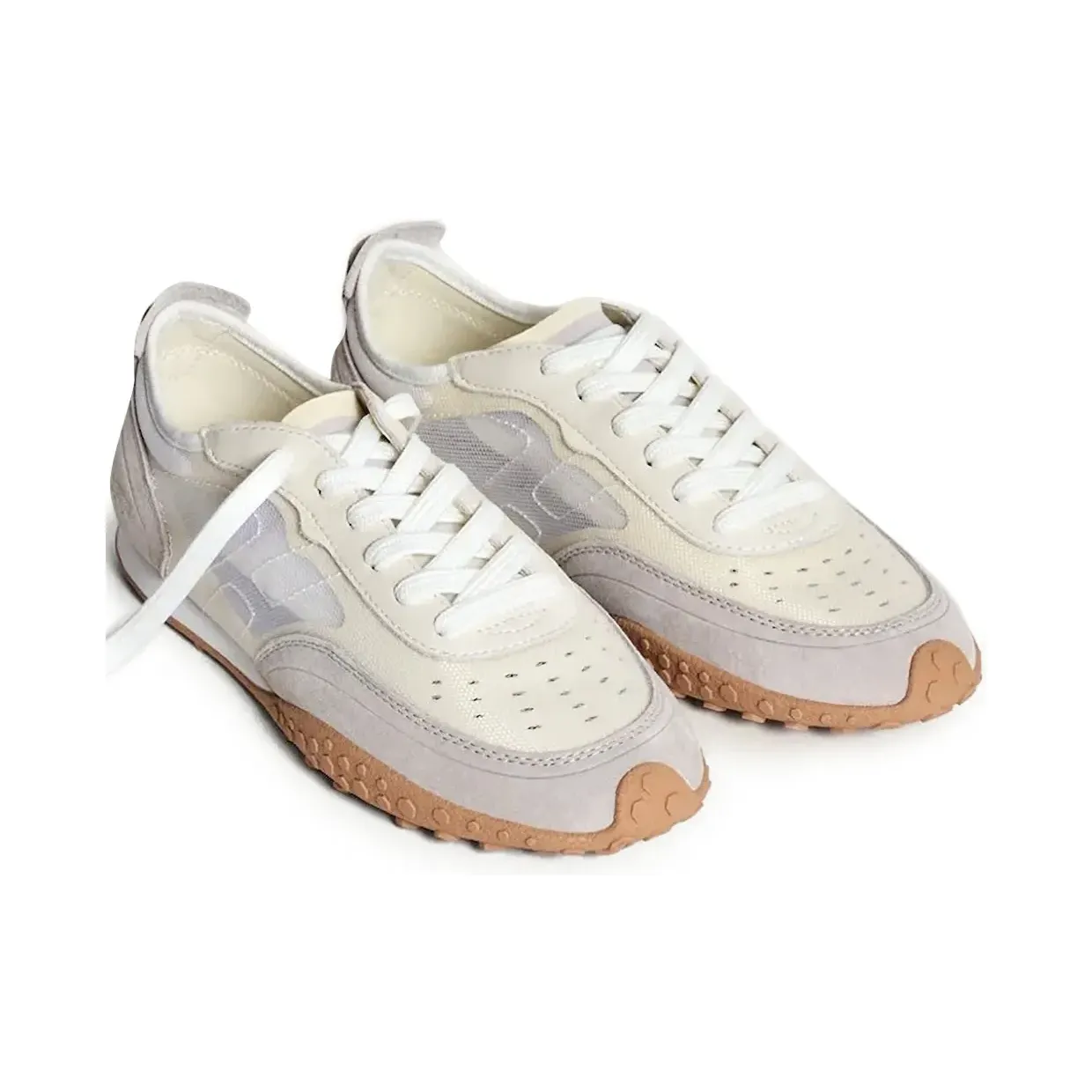 Hoff Mockingbird suède leren met mesh “Grey” (12310007)