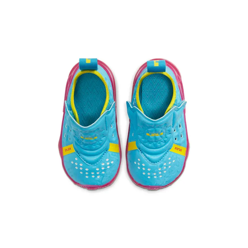 Nike LeBron 17 Dunked South Beach (TD) Blue Fury/Fire Pink-Opti Yellow (CJ2526-400)