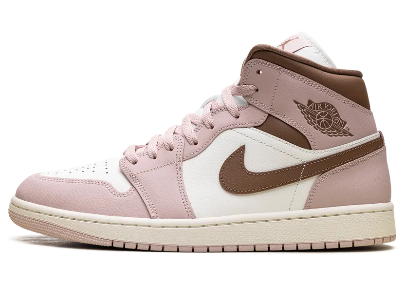 Jordan 1 Mid “Pink Oxford Brown” (BQ6472-620)