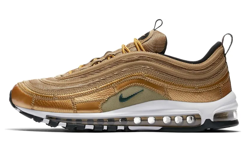 Nike Air Max 97 Christiano Ronaldo CR7 Golden Patchwork Metallic Gold (AQ0655-700)