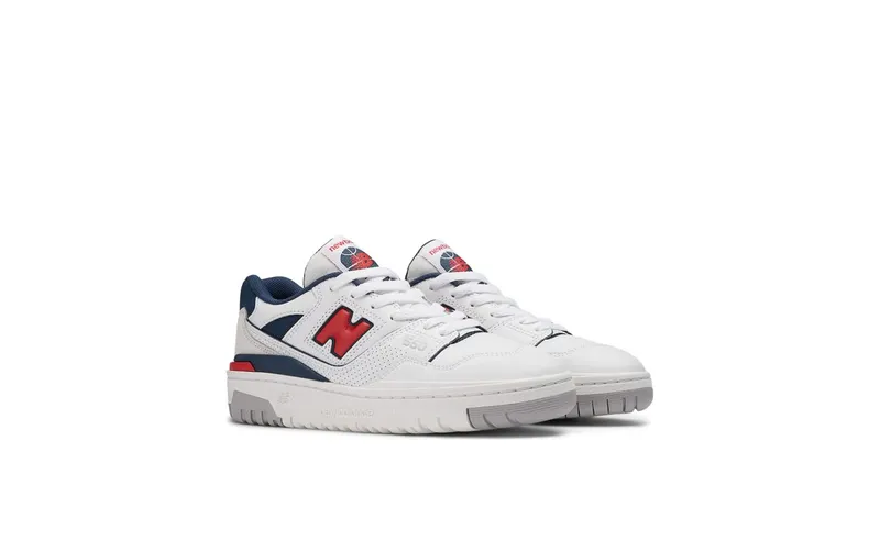 New Balance 550 White True Red (GSB550ED)