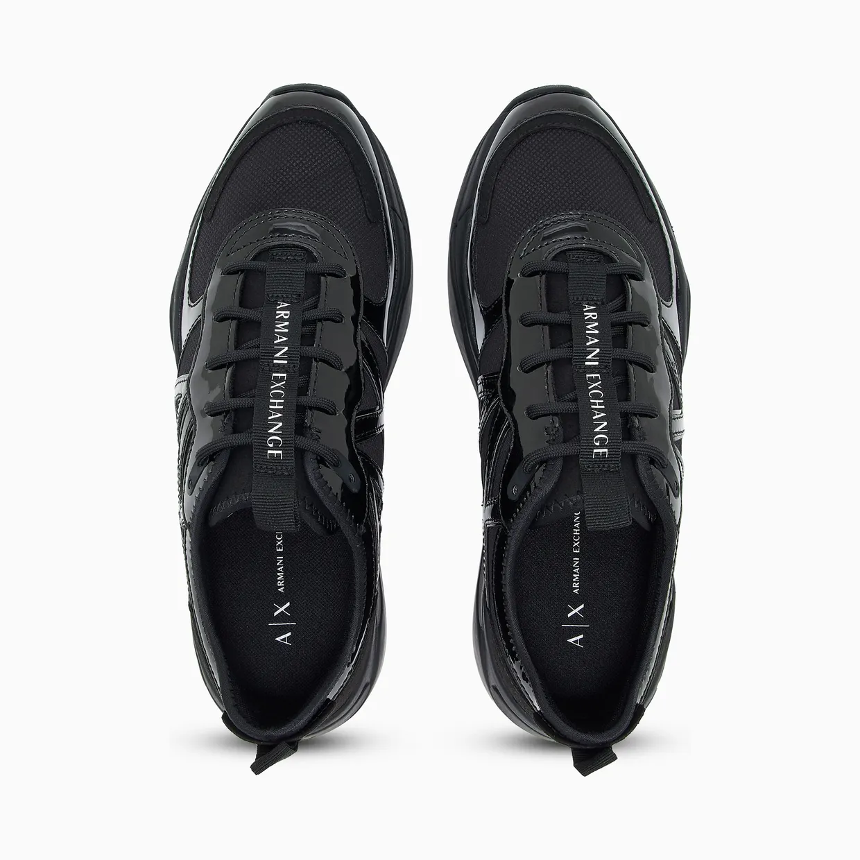 Armani Mesh With Patent And Microsuede Details (XDX039-XV311-00002) (3)