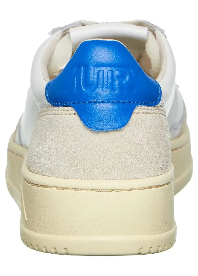 Autry Medalist Low Leather / Suede White / Princess Blue (AULWLS49) (5)
