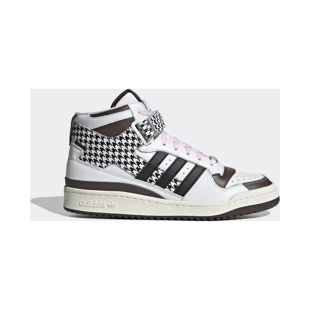 adidas Forum Mid Schuh Cloud White / Core Black / Dark Brown (FZ6587)