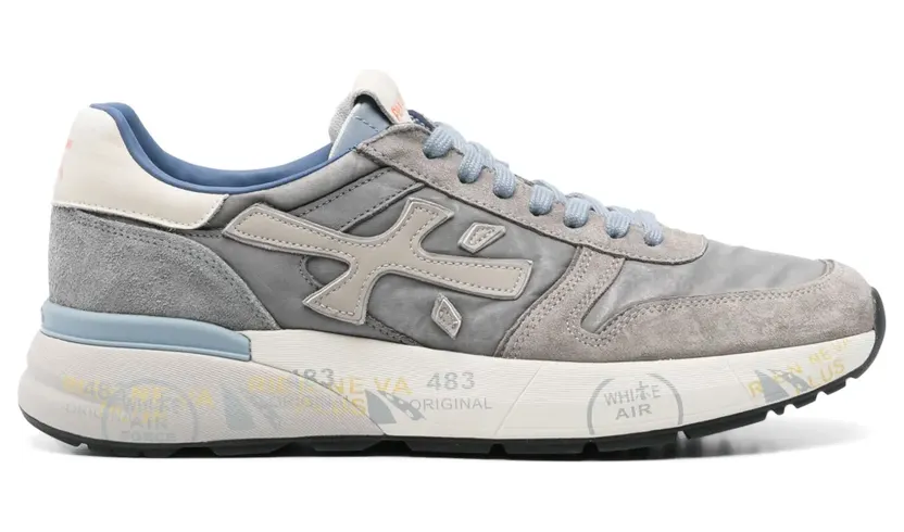 Premiata Mick 7247 Sneakers mit Einsätzen – Grau (MIK07247)