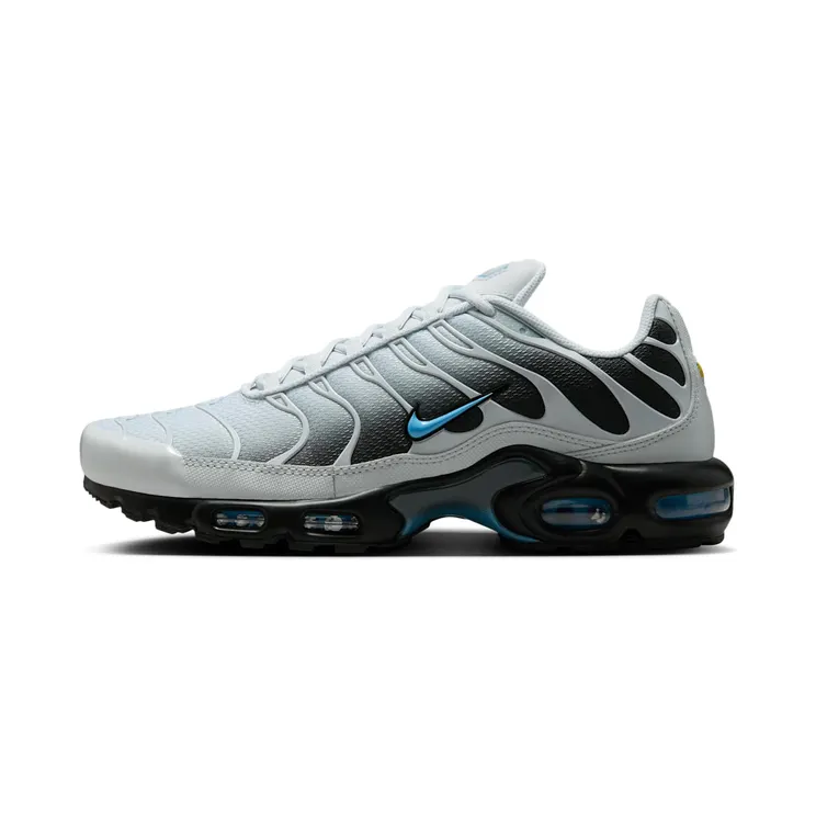 Nike Air Max Plus “Pure Platinum / Dark Smoke Grey / Black / University Blue” (DM0032-015)