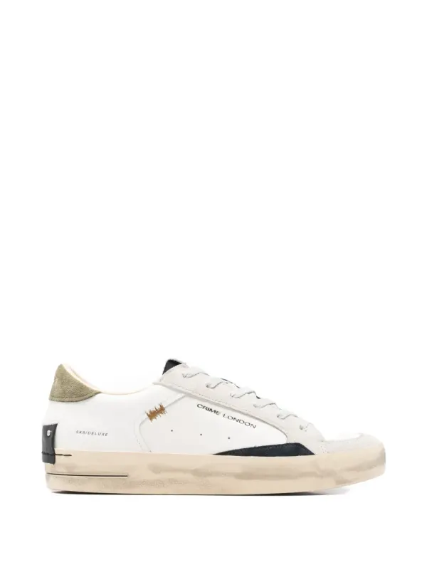 Crime London Sk8 Deluxe leren – White (19110PP8)