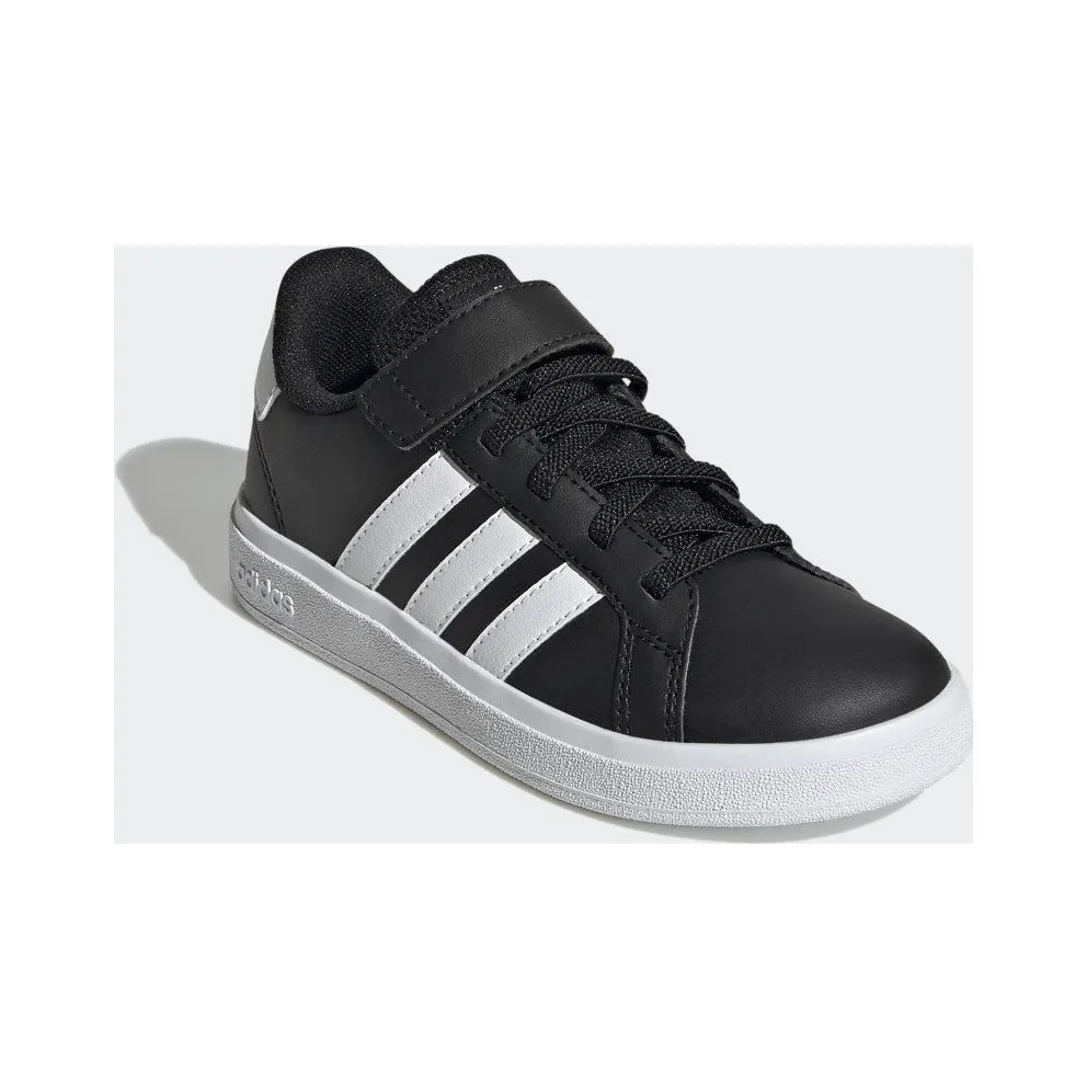 Adidas Grand Court Lifestyle Court Elastic Lace and Top Strap Core Black / Cloud White / Core Black (GW6513)