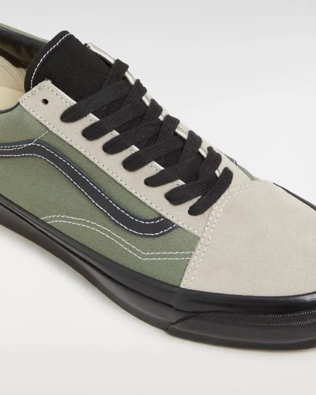 Vans Old Skool – “Aluminum Grey Olive Green” (VN000CQDCL3)
