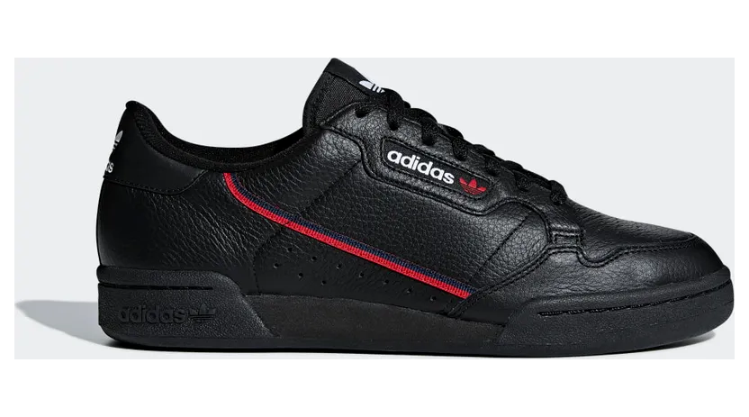 adidas Continental 80 Schuh Core Black / Scarlet / Collegiate Navy (G27707)