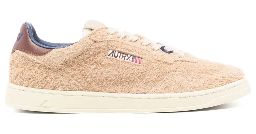 Autry Medalist Sneakers aus Wildleder – Nude (FLLMUL06)
