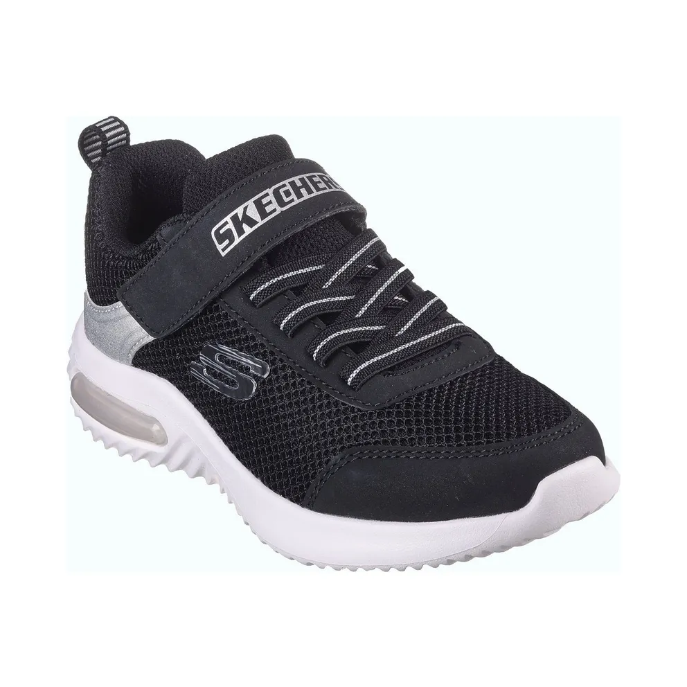 Skechers Bounder-Tech Black/Silver (403748LBKSL)