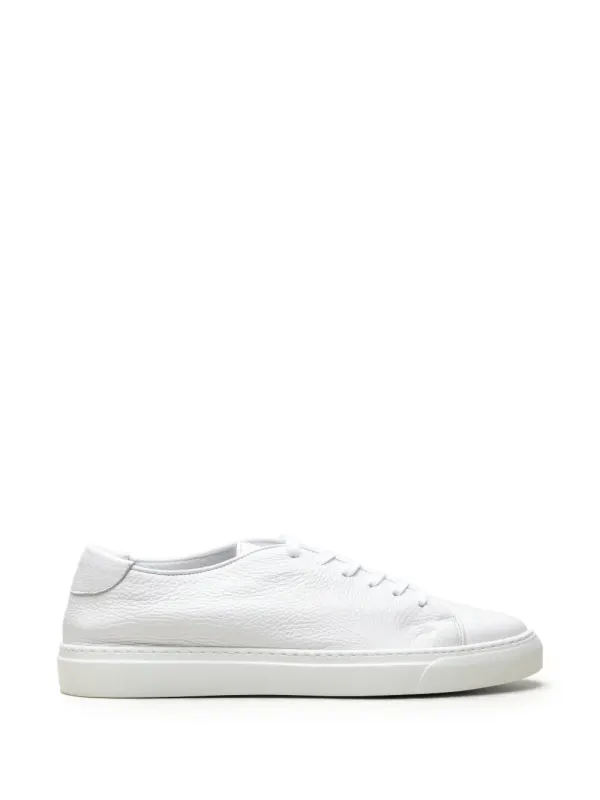 CHUCKIES aus gekörntem Leder – White (DORIANO)