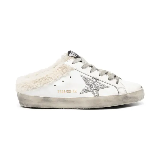 Golden Goose Super-Star met lammy voering “White” (GWF00110F002306)