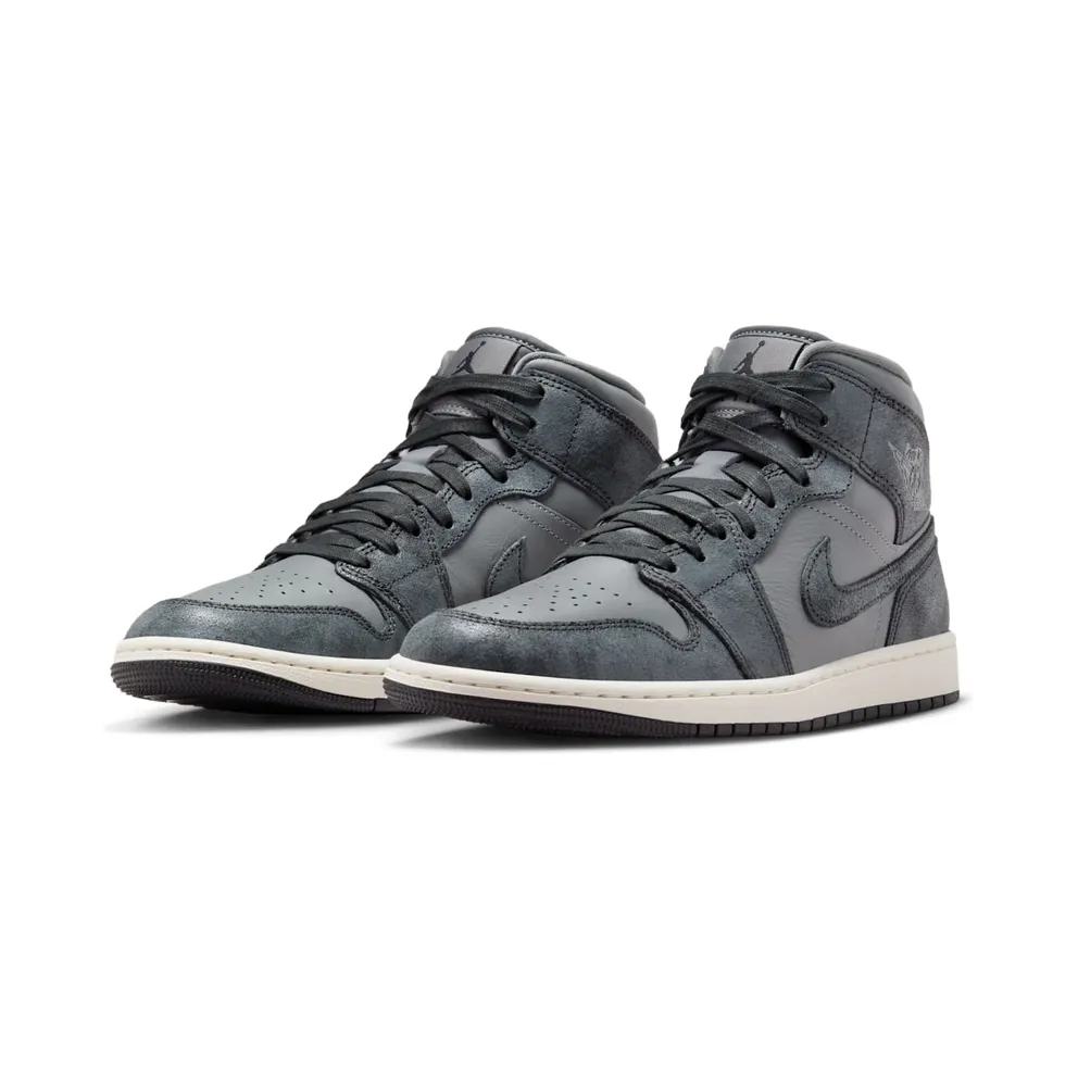 AIR Jordan 1 MID “DISTRESSED SMOKE GREY” (FJ3448-001)