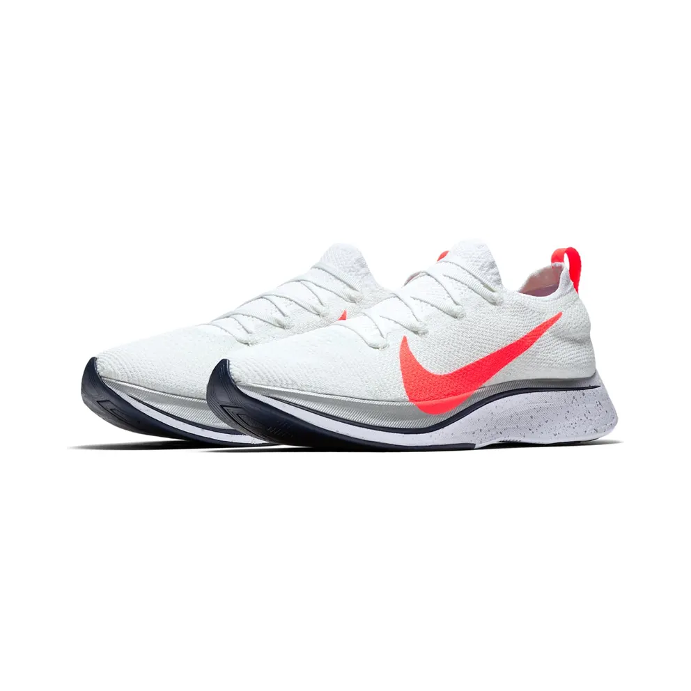 Nike Vaporfly 4% Flyknit Ekiden Pack White/Metallic Silver-Midnight Navy-Flash Crimson (AJ3857-160)