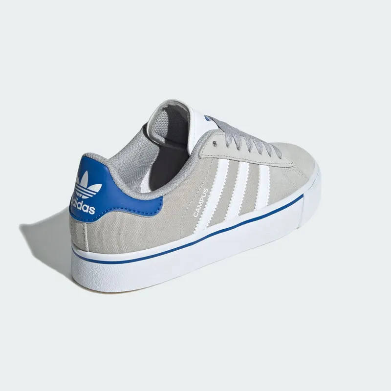 adidas Campus Vulc Grey White Blue (IH8039)