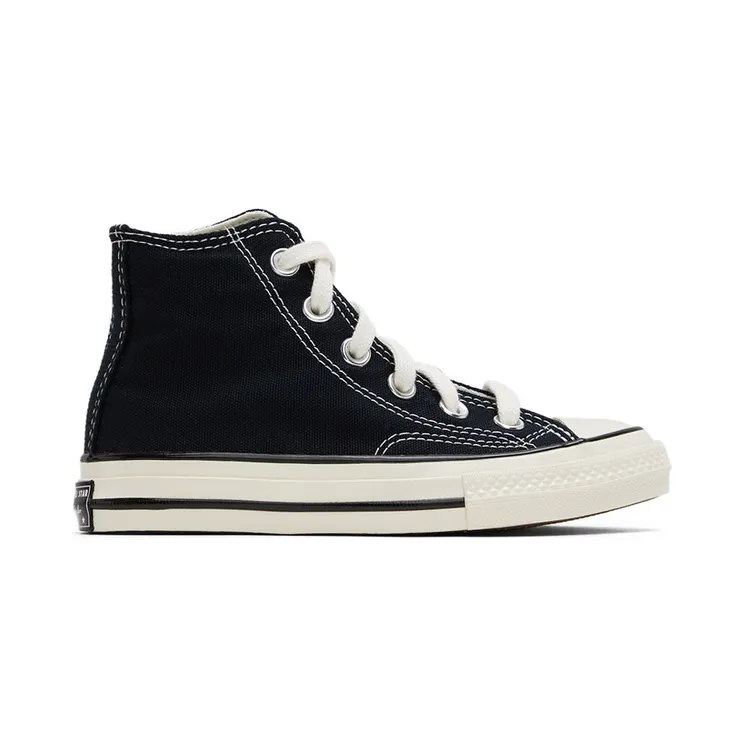 Converse Little Vintage Canvas Chuck 70 High Top Black/Black/egret (368983C)