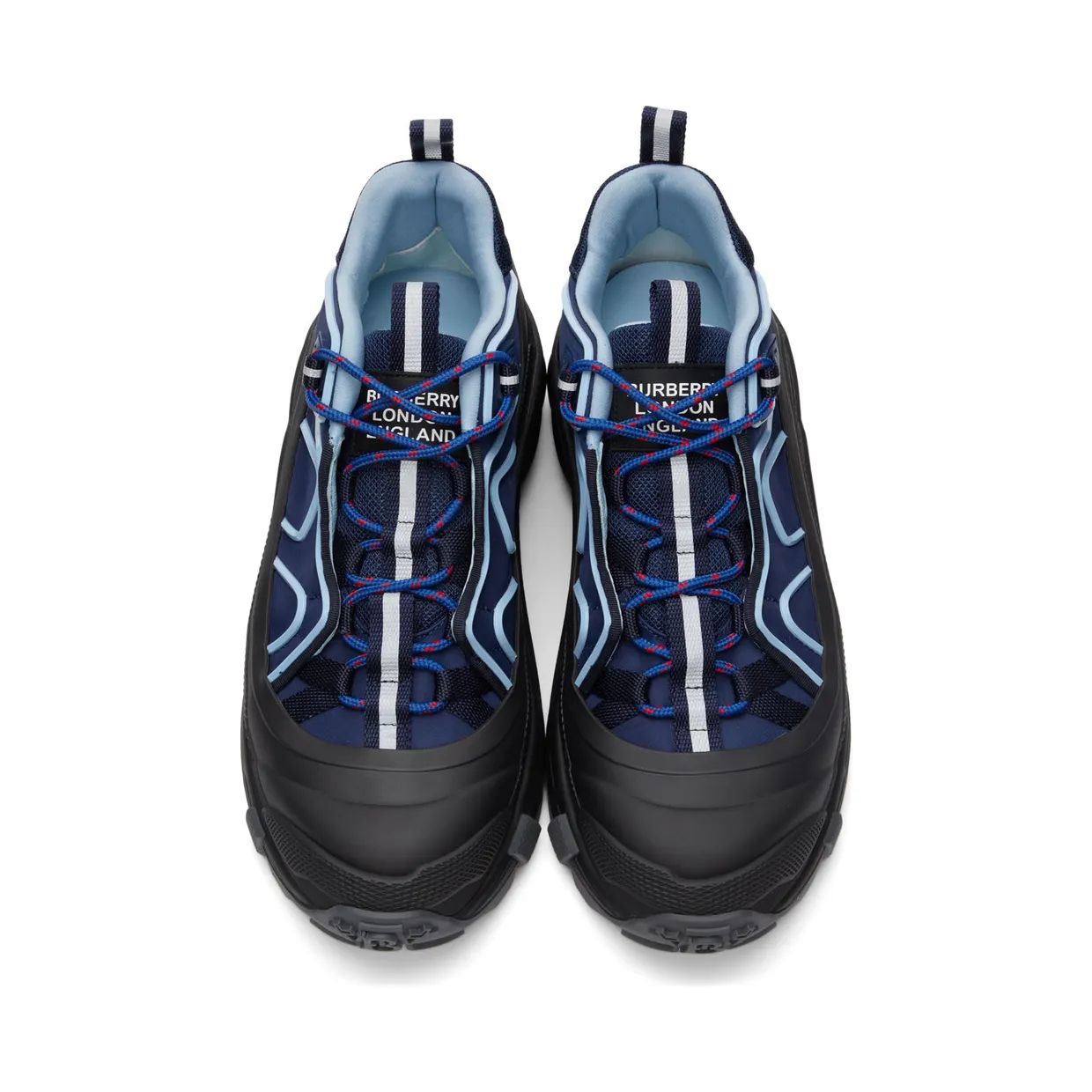 Burberry Navy & Black Two-Tone Arthur Sneakers (8045550) (5)
