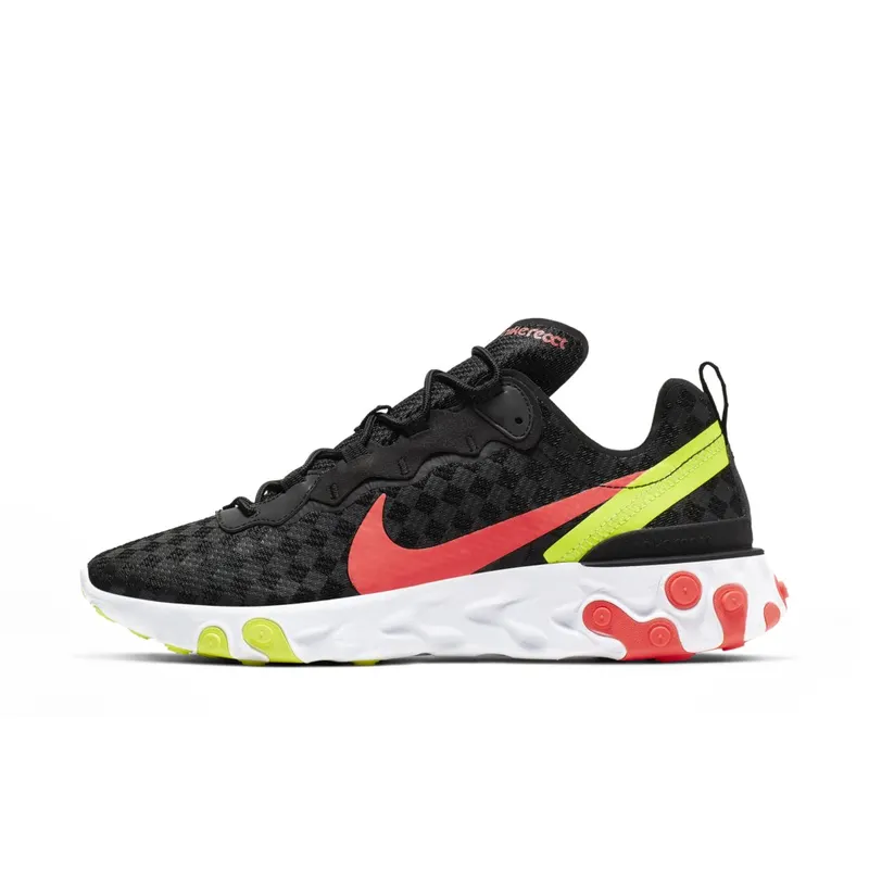 Nike React Element 55 Black Crimson Volt Black/Crimson-Volt (CJ0782-001)