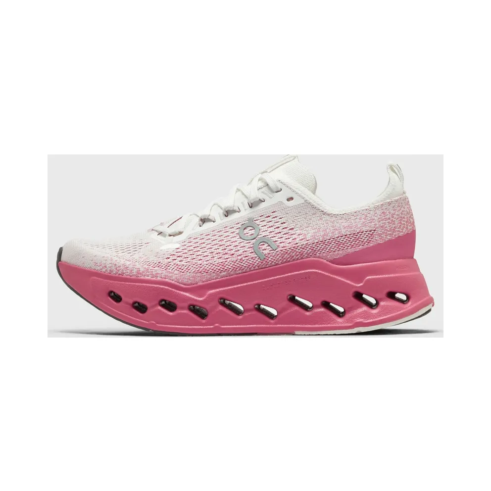 On Cloudsurfer Max Pink / White