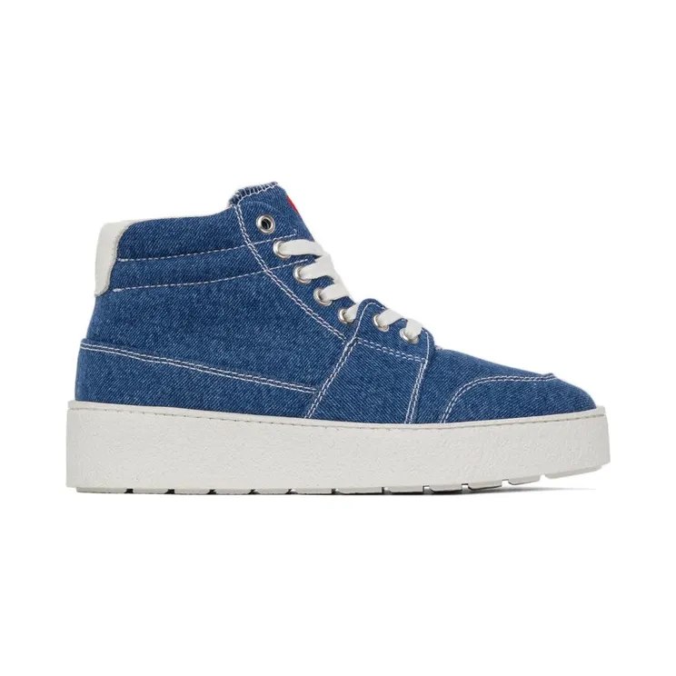Ami Alexandre Mattiussi Alexandre Mattiussi Blue Denim Ami de Cœur High-Top MDWASHDENIM (A21S402.601)
