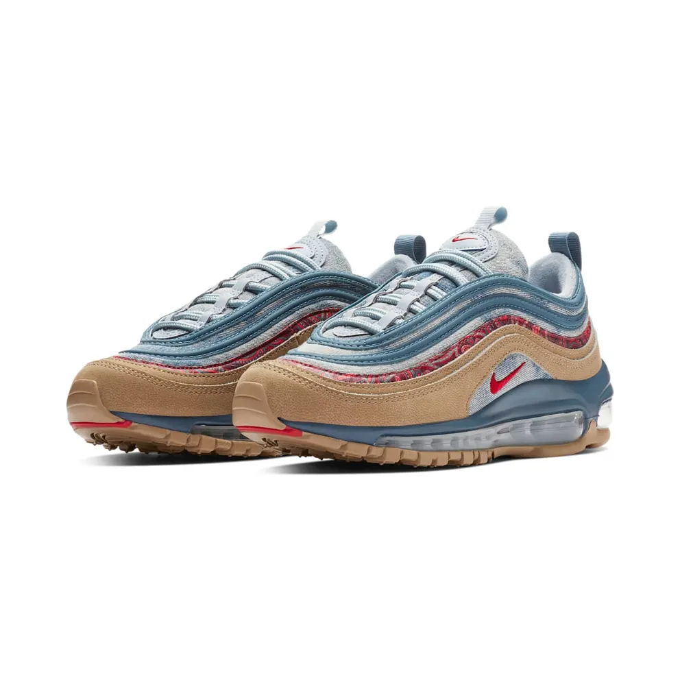 Nike Air Max 97 Wild West (GS) Parachute Beige/University Red-Thunderstorm-Light Armory Blue-Sail (BV6374-200)