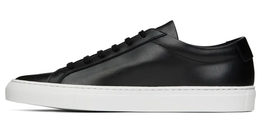Common Projects Black Original Achilles Low Sneakers (ARTICLE 1658) (3)