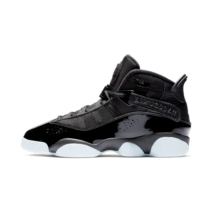 Jordan 6 Rings’Black’ GS Black/Black-White (323419-011)
