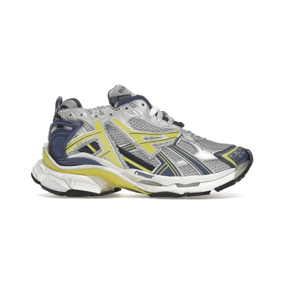 Balenciaga Runner White Blue Yellow Grey Black (677403W3RB59174)