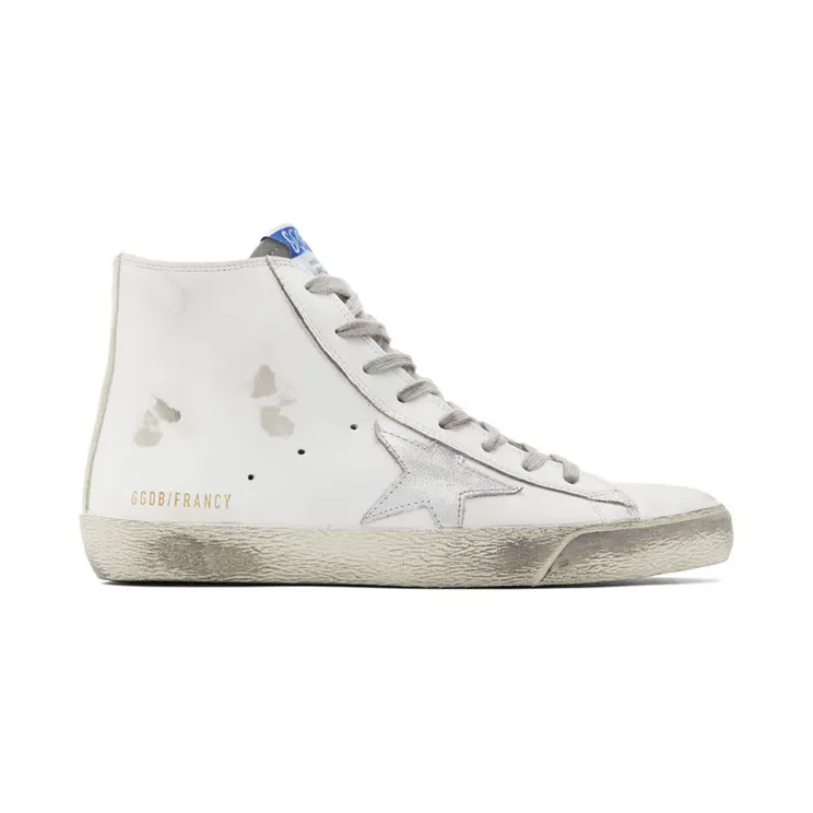Golden Goose White Francy Classic High-Top Sneakers (GMF00113.F000319.10274)
