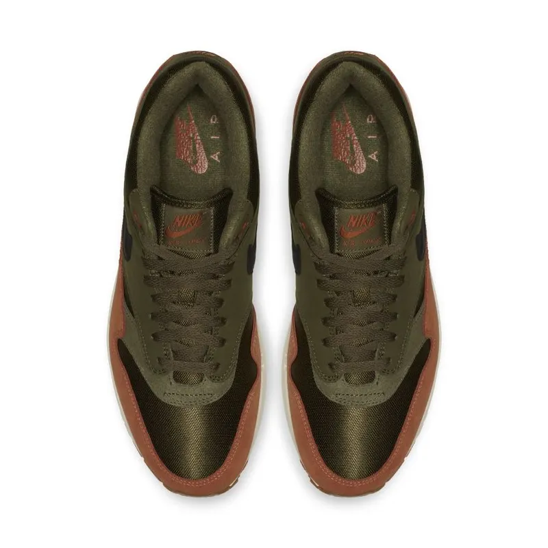 Nike Air Max 1 Olive Canvas Dark Russet Olive Canvas/Black-Dark Russet-Sail (AH8145-301)