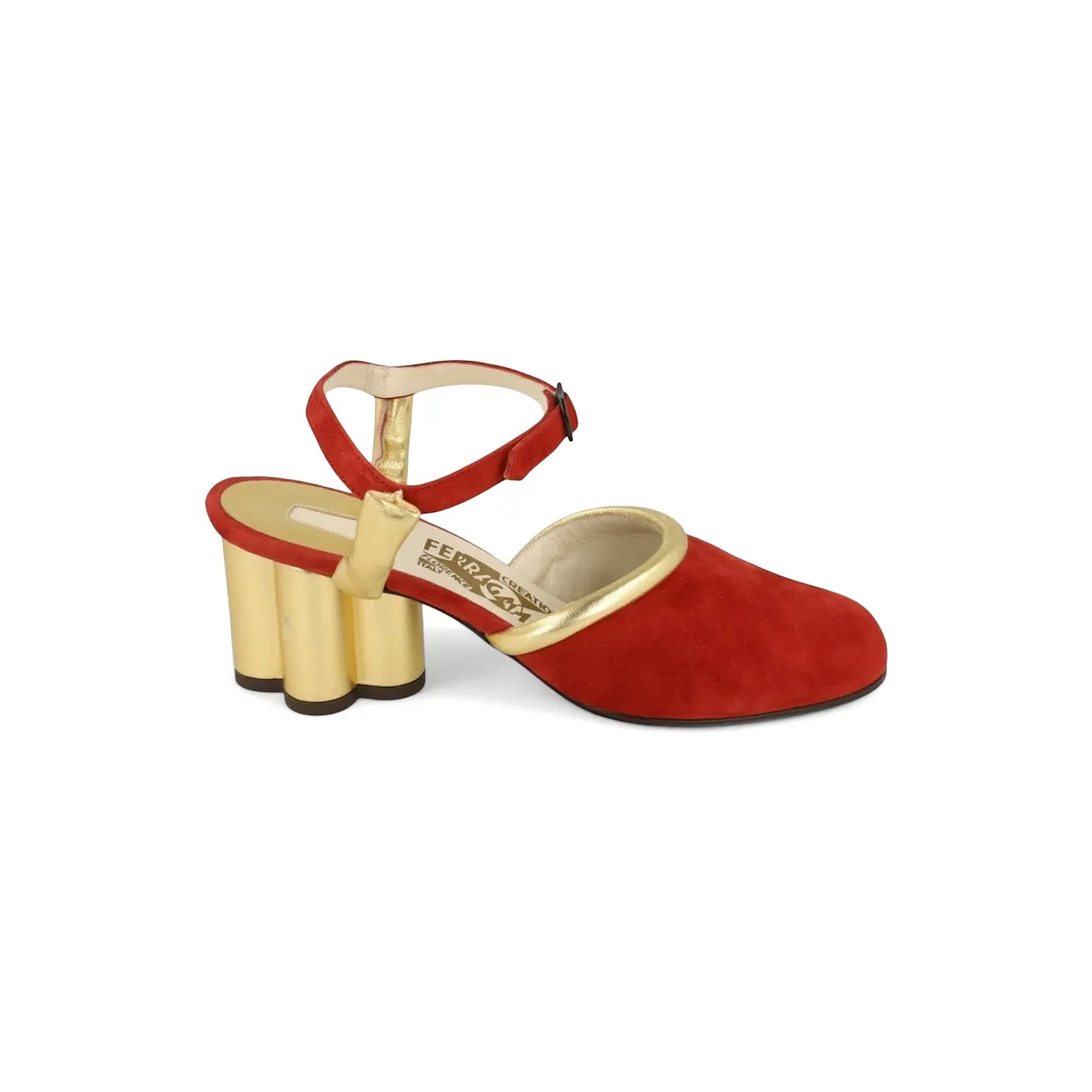 Ferragamo Altana Archive Limited Edition 1930s Sandals Red (01I429-745808-M)